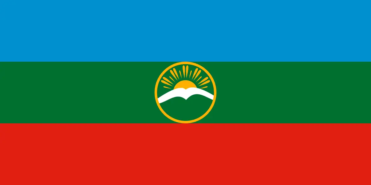 Флаг: Карачаево-Черкесская Республика